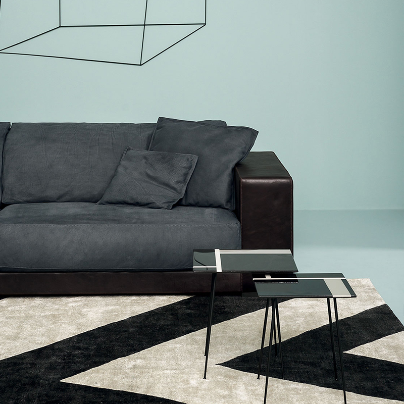 Italienische Luxus echte Ledersofas für Wohnmöbel Wohnzimmer modern