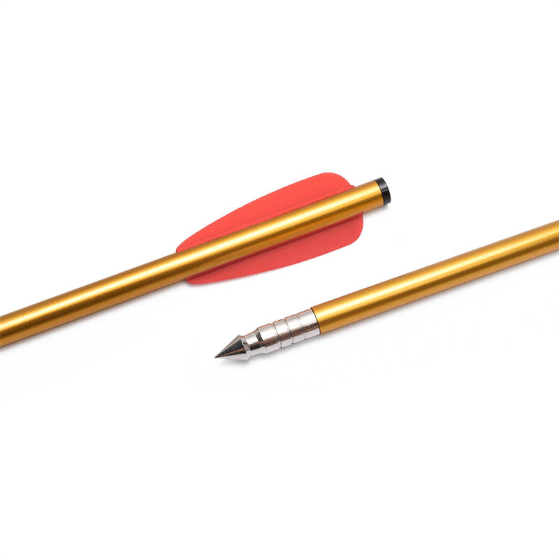 Abschlussarrow 160 mm Gold Farbwelle Aluminium Pistolen Armbrustpfeilschrauben