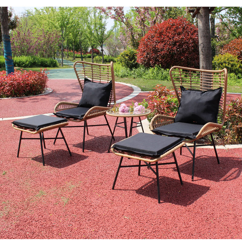 Stahl&wicker 5pcs -Sofa -Set