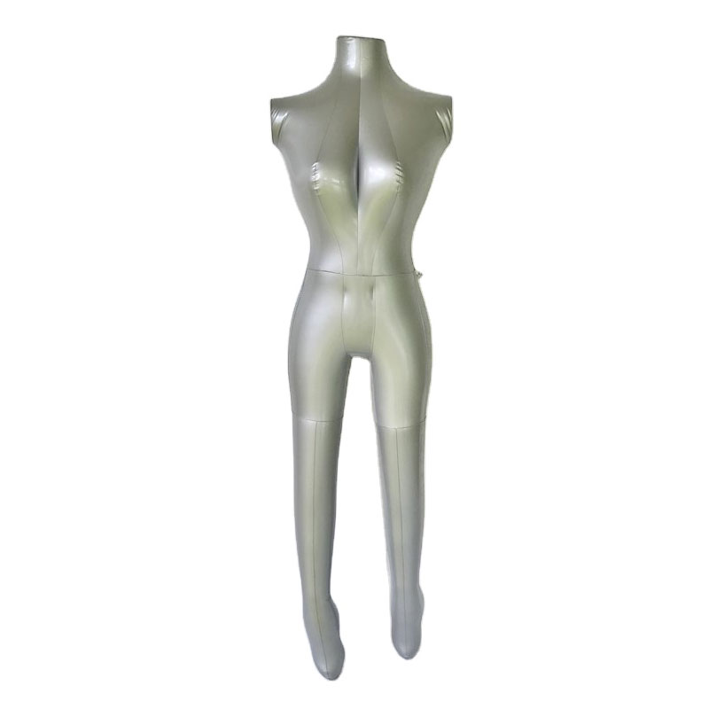 PVC aufblasbare Körper Mannequin -Fensterkleidung für weibliche Modelle