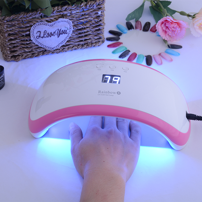 Regenbogenbrücke Nagelkunst Phototherapie Maschine Regenbogen 8