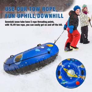 Winter Outdoor Eltern-Kind-Spielzeug verdickter kaltresistenter Raum aufblasbare Schneerohr