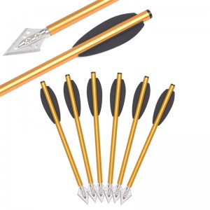 Abschlussarrow 160 -mm -Aluminium -Pfeilschrauben für Pistolenarmrosrus -Außenjagd