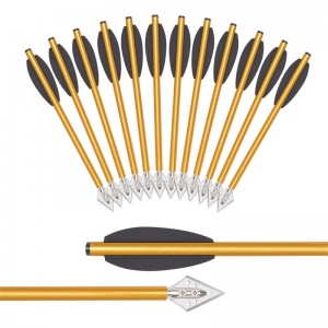 Abschlussarrow 160 -mm -Aluminium -Pfeilschrauben für Pistolenarmrosrus -Außenjagd