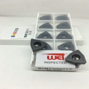 WCMT -Einsatzbearbeitungsstahl, Edelstahl, Gusseisen, Aluminiumlegierung, Messing