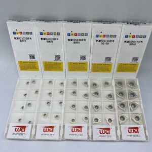 WCMT -Einsatzbearbeitungsstahl, Edelstahl, Gusseisen, Aluminiumlegierung, Messing