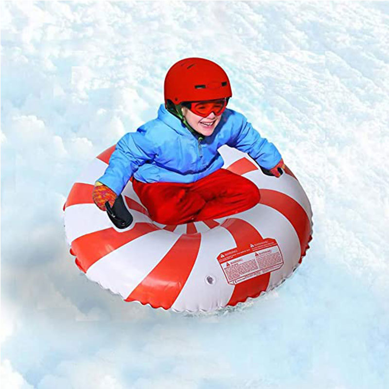 Aufblasbare Schlittenschnee, Schneeschlitten für Kinder und Erwachsene für Winterunterhaltung Schnee Spielzeug