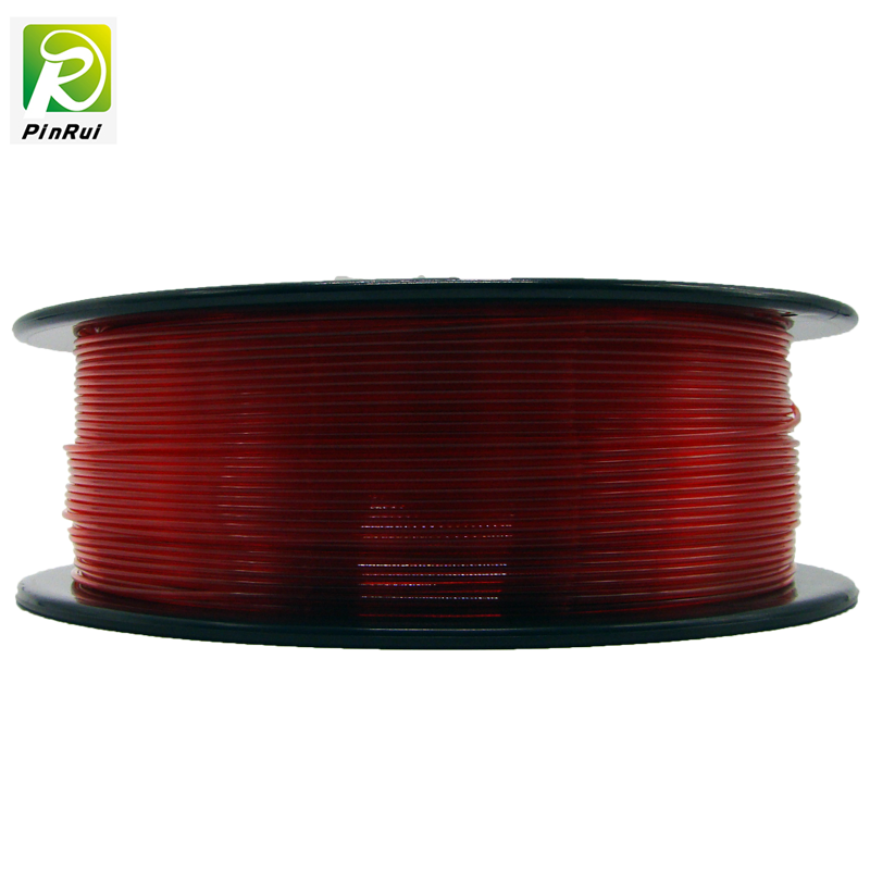 Pinrui 3D -Drucker 1.75 mmpetg Filament rote Farbe für 3D -Drucker
