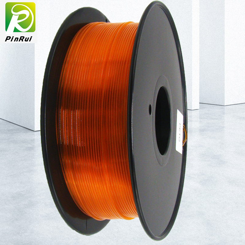 Pinrui 3D -Drucker 1.75 mmpetg Filament Orange Farbe für 3D -Drucker