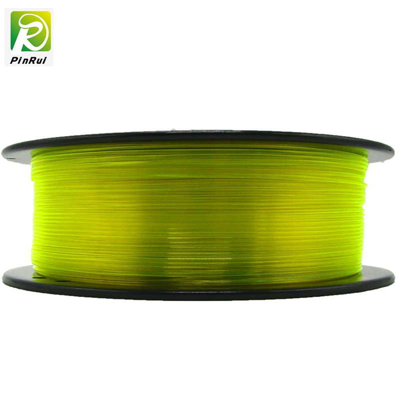 Pinrui 3D -Drucker 1.75 mmpetg Filament gelbe Farbe für 3D -Drucker