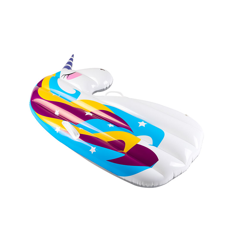 PVC -maßgeschneiderte aufblasbare Cartoon Einhorn Schwimmbad schwimmt
