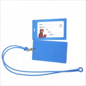 Fabrik Großhandel Silikon -ID -Kartenhalter -Abzeichenausweis -ID -Kartuat -Tag -Tag -Halter mit klarem Acrylfenster