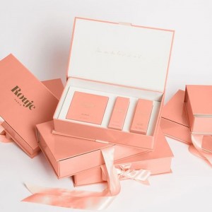 Luxus kosmetische Verpackungskästen benutzerdefinierte Logo Hautpflege ätherische Öl -Parfümverpackungsbox für Kosmetik -Parfümboxverpackung