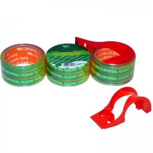kristallklarer Opp -Packband mit Spender