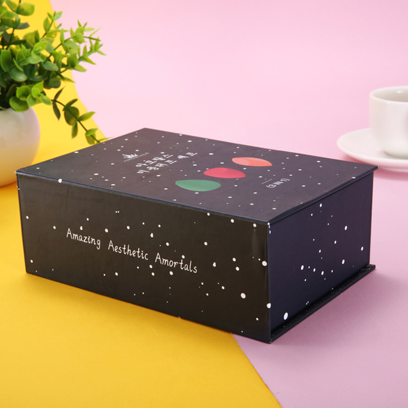Customized Tiandi Cover Cosmetics Geschenkbox Klapptiere weiße Karten Farbbox Quadrat Flip Box Geschenkverpackung