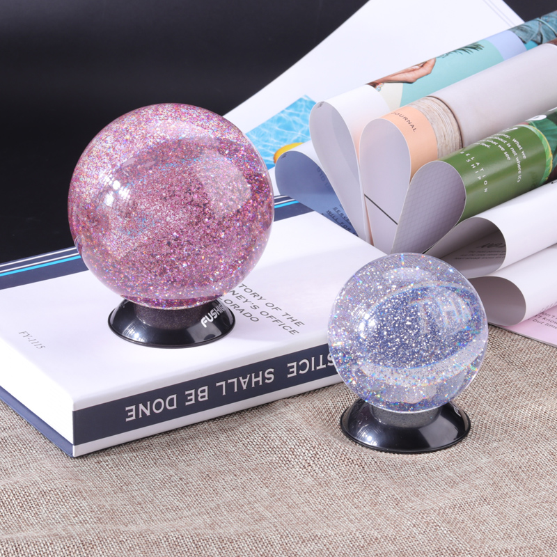 Fabrik Großhandel Dekoration Home Glitterpulver in Acryl -Plastikkristallkugel