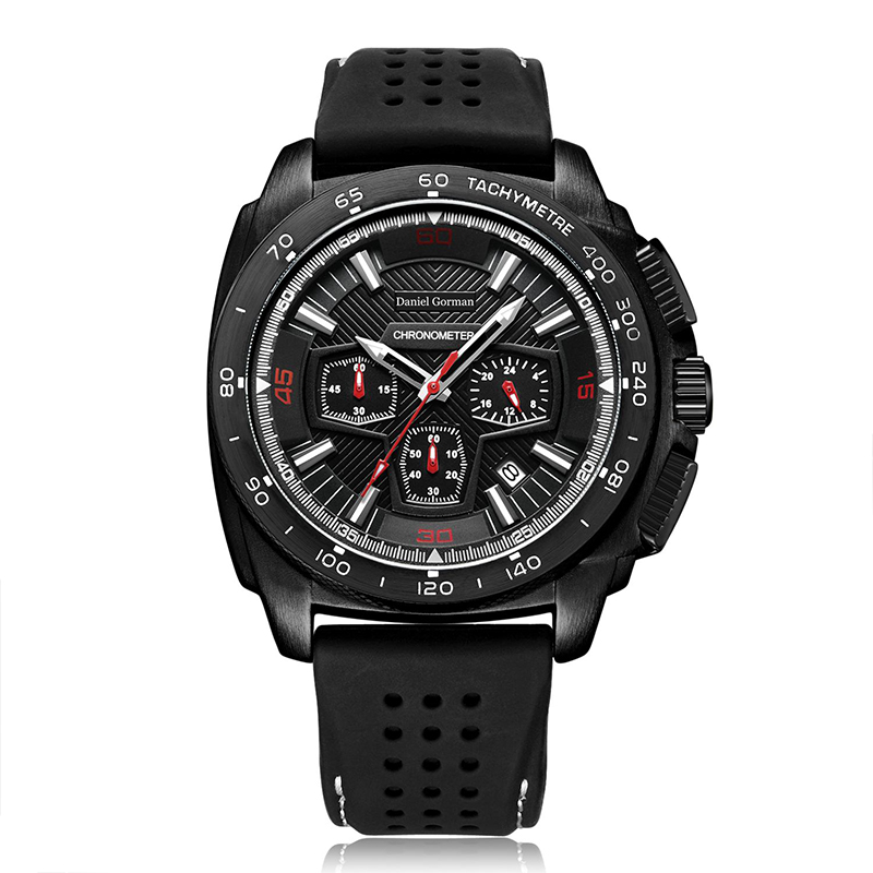 Daniel Gormantop Marke Luxus Sport Watch Männer Militär Uhr Blau Gummi -Gurt Automatische Wasserdichte Uhren RM2206