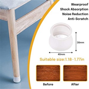 Elastischer Silikonstuhlbeinabdeckung