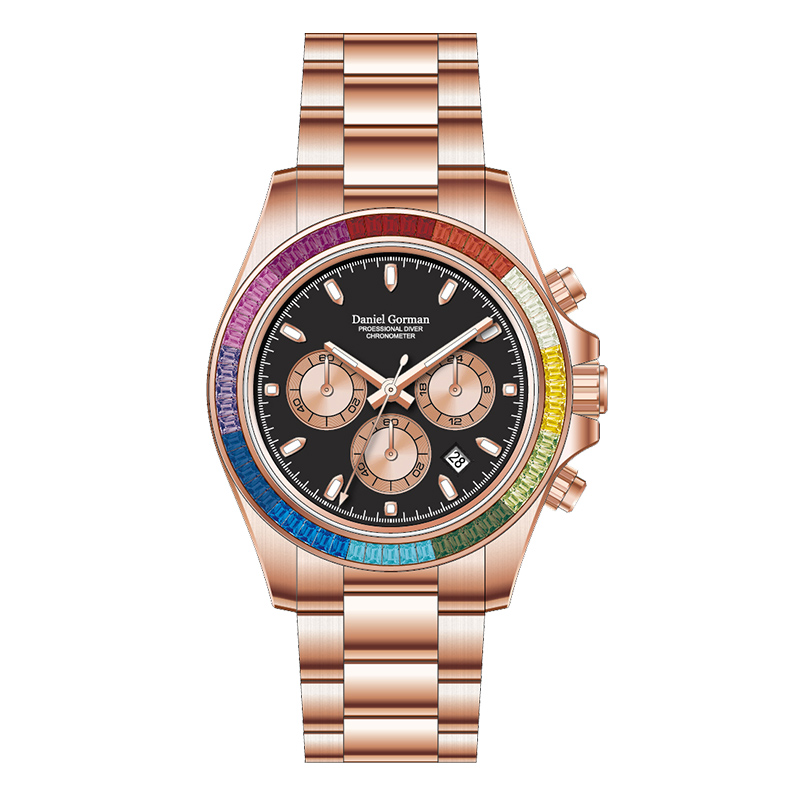 Luxury Watch Edelstahl Quarz Watchdg9003