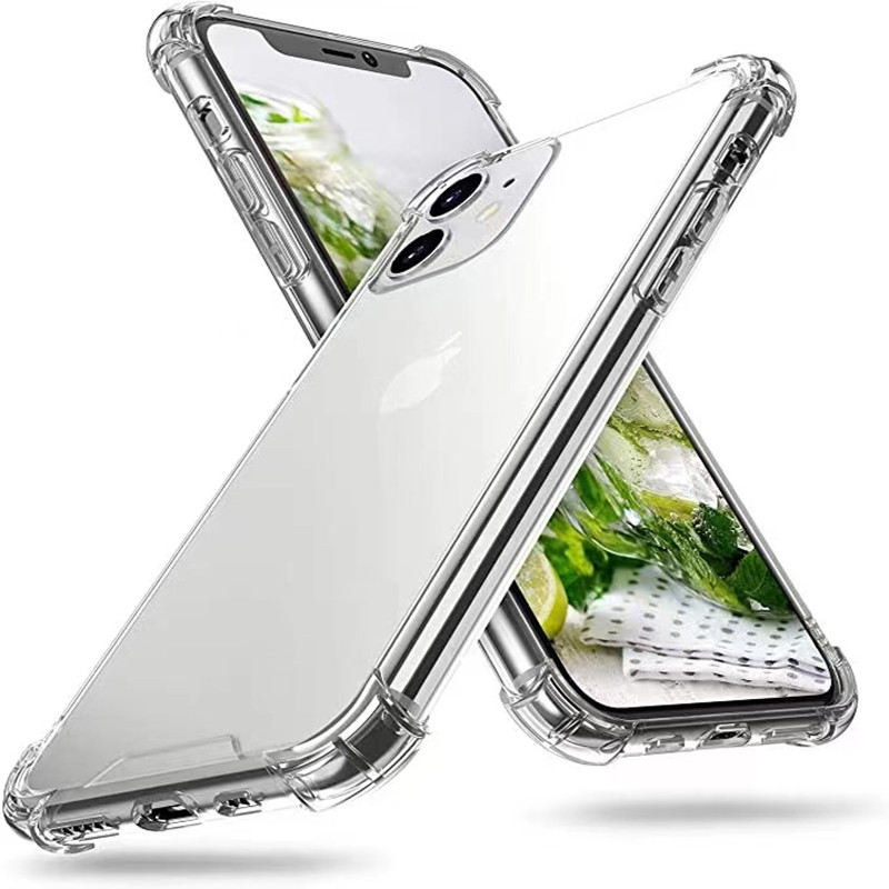 Geeignet für Apple 13Promax Phone Case transparent All-Inclusive-Airbag-Silikon-Telefonhülle