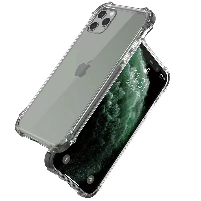 Geeignet für Apple 13Promax Phone Case transparent All-Inclusive-Airbag-Silikon-Telefonhülle