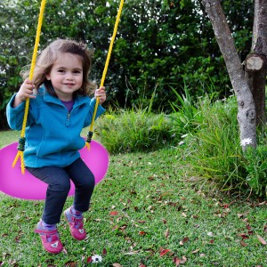 Outdoor -LED -Schwung leuchtet runde farbenfrohe hängende Farbfarbe LED -Möbel Reifenschwung