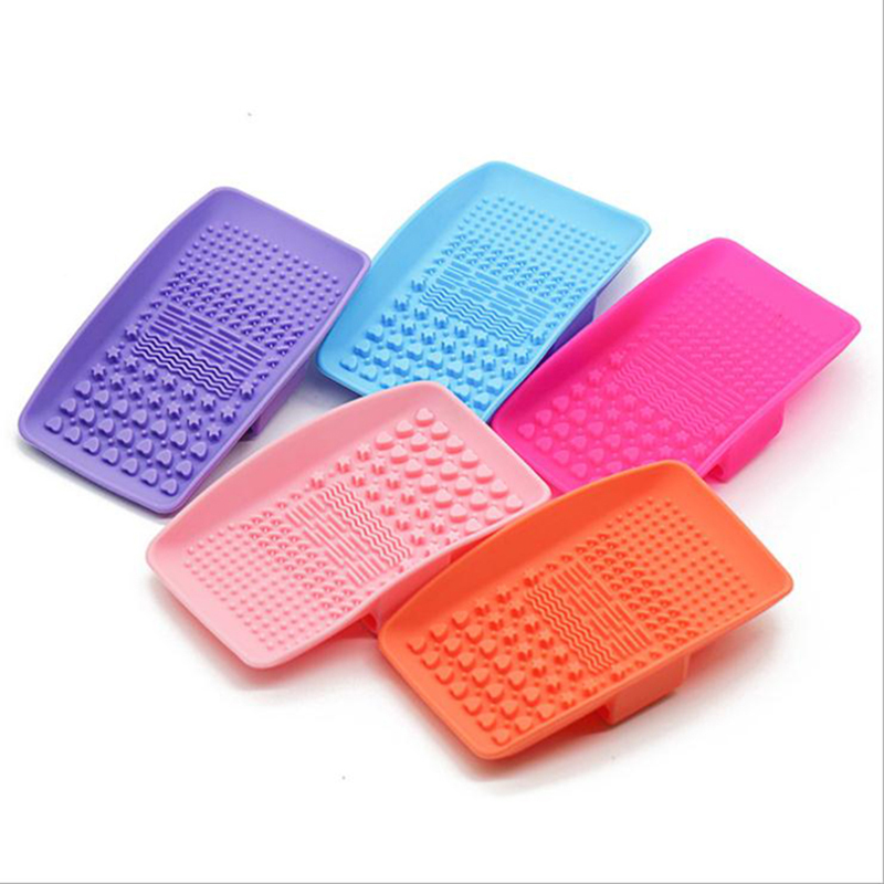 Make -up -Waschpinsel Reinigungsmatte Fundament Make -up Pinsel Peeling Board Silikon Make -up Pinsel Reinigungspad