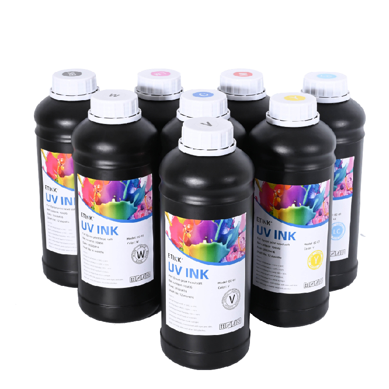 UV-geführte Softtinte eignet sich für Epson-Druckkopf zum Druck von PVC TPU