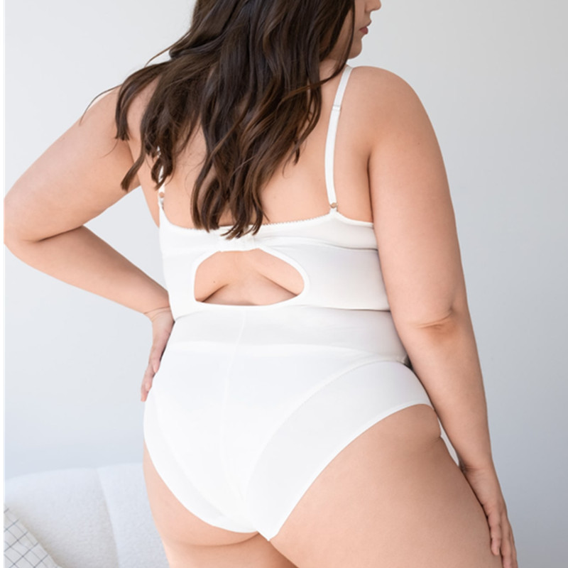 Plus Size Lace Bodysuit Sexy Gurt Teddies und Bustiers mit Spitzeneinsatz