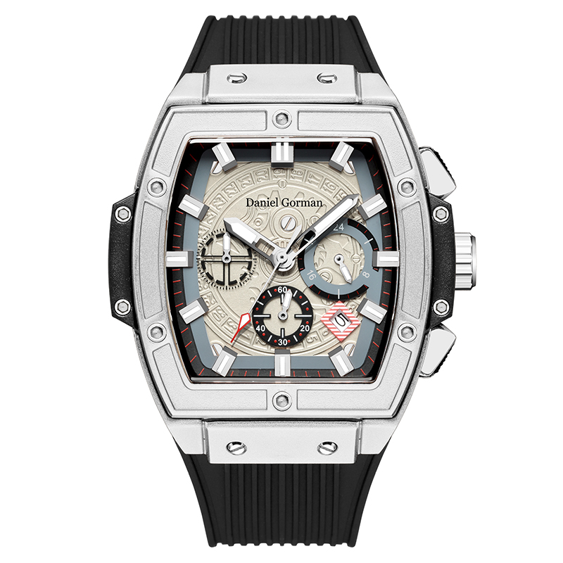 Daniel Gormango13 Brand Waterdof Watch Men 's Clock Fashion Sports Leisure einzigartige Quarz Luxus Square Men' s Watch