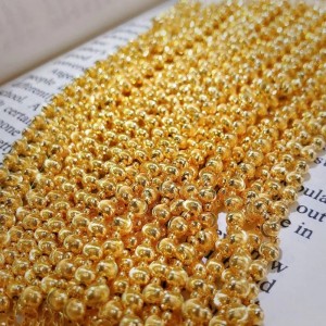 18k Goldperlenarmband bereit zum Schiff