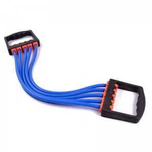 Fünf-Reihen-Expander der Brustkiste mit einem Griffwiderstandsröhrchen