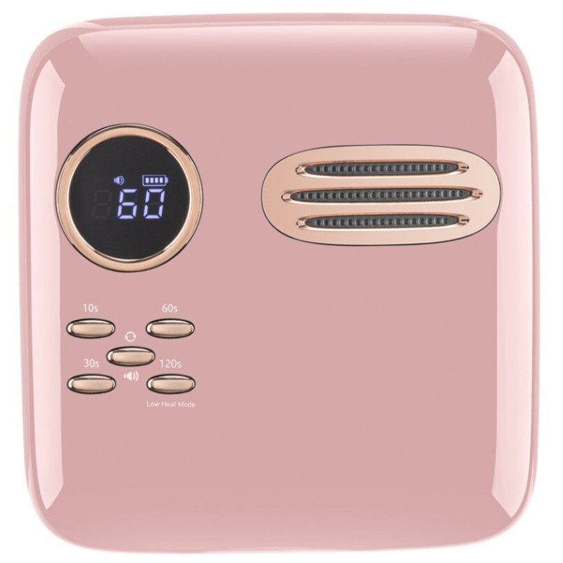 M&r 701pro Schnordloses LED -Nagelschein, drahtloser Nagel Trockner, 72W wiederaufladbares LED -Nagellicht, tragbare Gel UV -LED -Nagellampe mit 4 Timer -Einstellungssensor und LCD -Display grün
