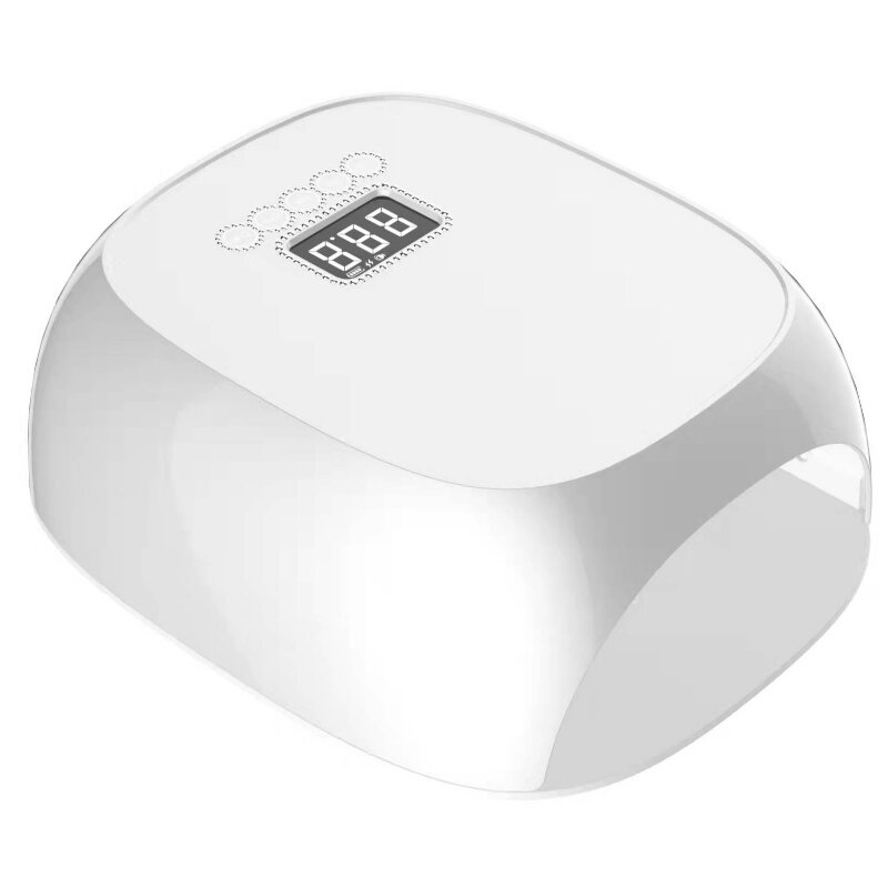 M&r 801pro Cordless LED -Nagelschein, drahtloser Nagel Trockner, 72W wiederaufladbares LED -Nagellicht, tragbare Gel UV -LED -Nagellampe mit 4 Timer -Einstellungssensor und LCD -Display grün