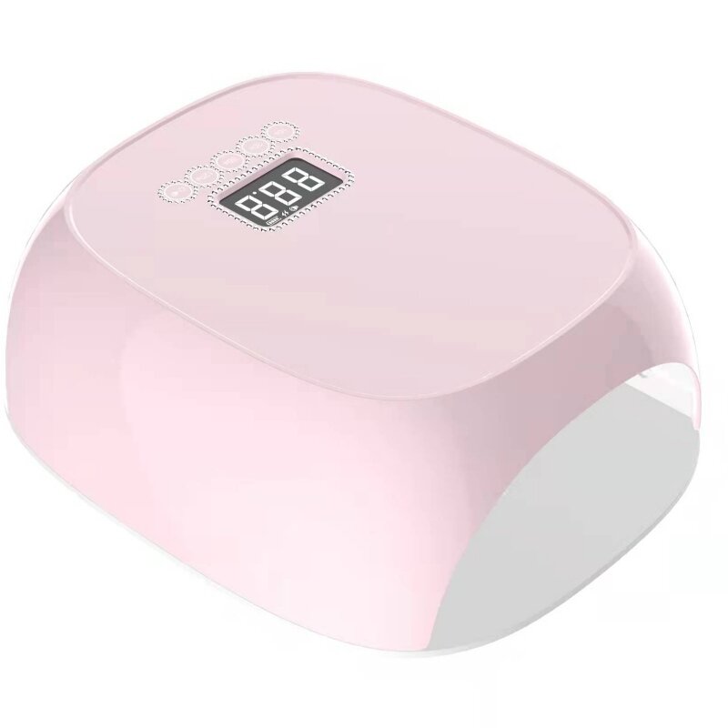 M&r 801pro Cordless LED -Nagelschein, drahtloser Nagel Trockner, 72W wiederaufladbares LED -Nagellicht, tragbare Gel UV -LED -Nagellampe mit 4 Timer -Einstellungssensor und LCD -Display grün