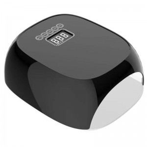 M&r 801pro Cordless LED -Nagelschein, drahtloser Nagel Trockner, 72W wiederaufladbares LED -Nagellicht, tragbare Gel UV -LED -Nagellampe mit 4 Timer -Einstellungssensor und LCD -Display grün