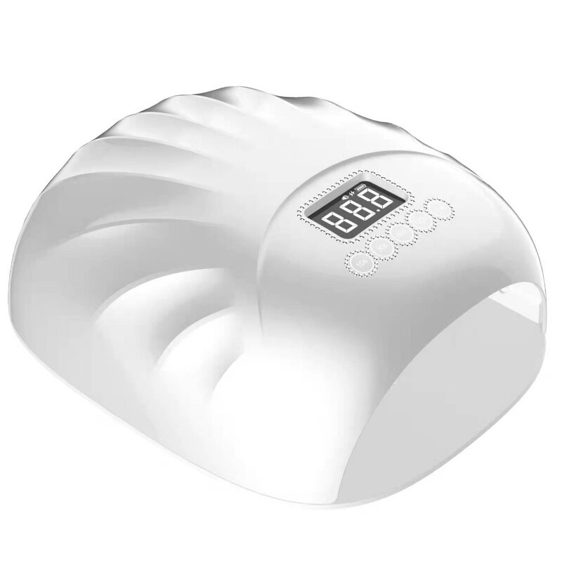 M&r 802pro kordlesses LED -Nagelschein, drahtloser Nagel Trockner, 72W wiederaufladbares LED -Nagellicht, tragbare Gel UV -LED -Nagellampe mit 4 Timer -Einstellungssensor und LCD -Display grün