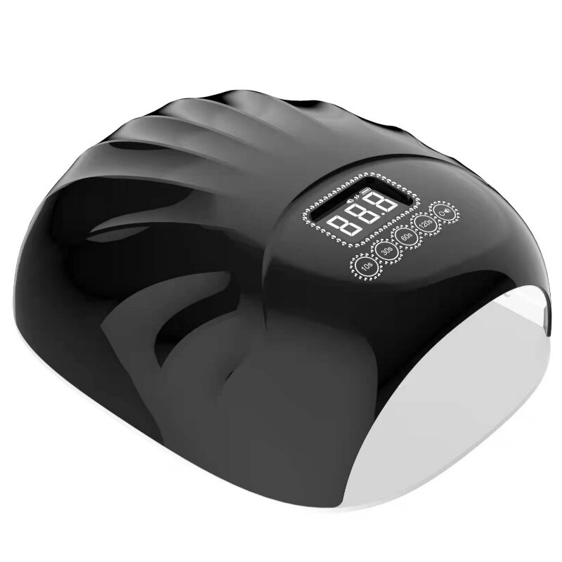 M&r 802pro kordlesses LED -Nagelschein, drahtloser Nagel Trockner, 72W wiederaufladbares LED -Nagellicht, tragbare Gel UV -LED -Nagellampe mit 4 Timer -Einstellungssensor und LCD -Display grün