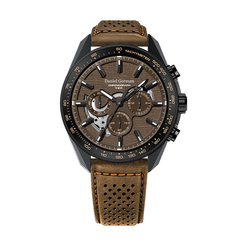 Daniel Gormandg9006 Watch Men 's Watch OEM Edelstahl japanische Bewegung Chronograph Men' s Watch Sapphire Glass Watch
