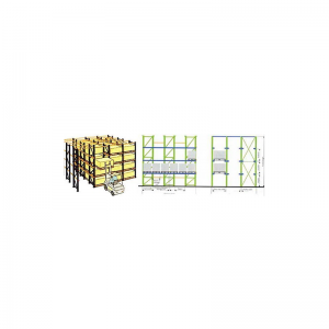 Fahren Sie in Palettenabschlägen