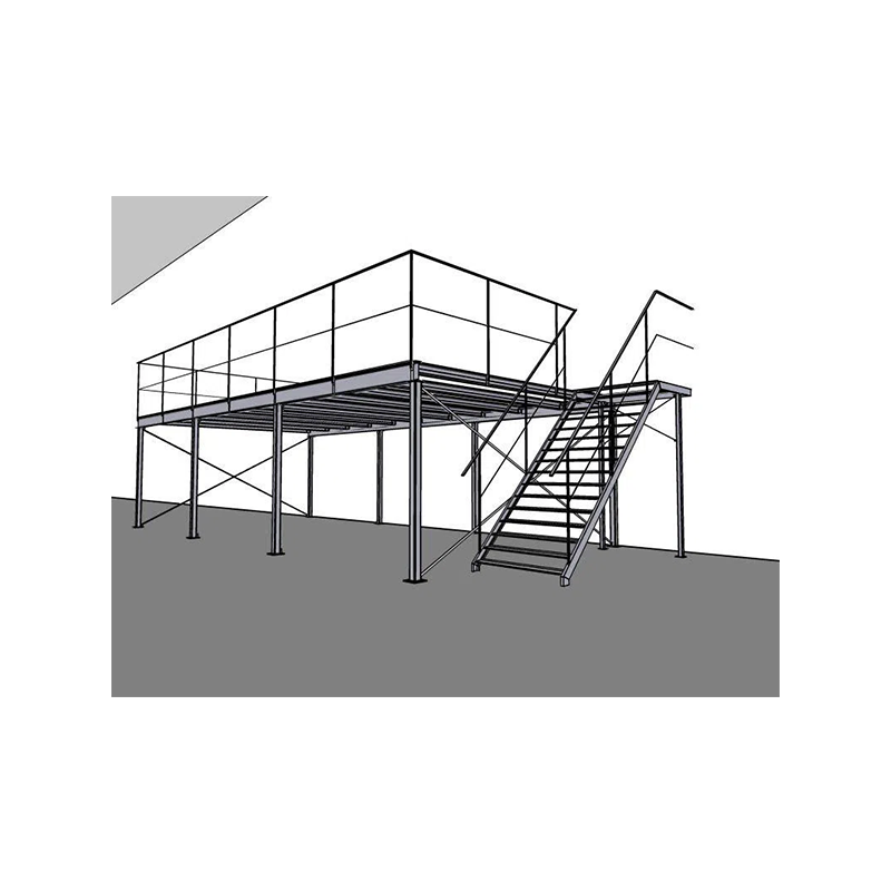 Stahlkonstruktionsplattformboden