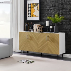 Moderner minimalistischer TV -Schrank, Schließfach, Multifunktionale Konsole