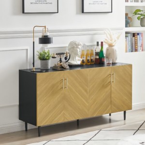 Moderner minimalistischer TV -Schrank, Schließfach, Multifunktionale Konsole