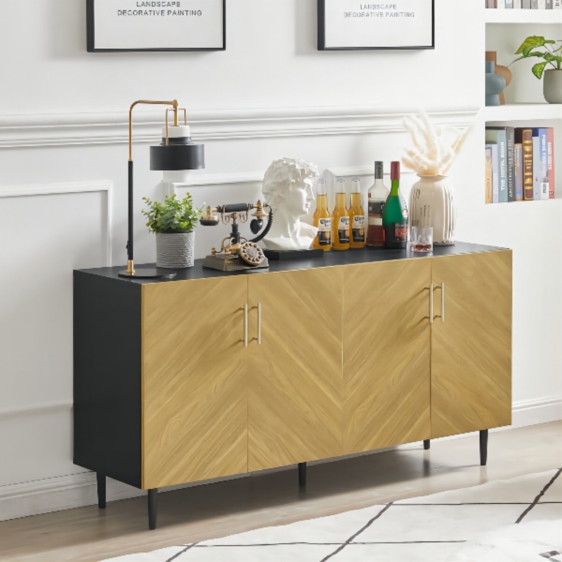 Moderner minimalistischer TV -Schrank, Schließfach, Multifunktionale Konsole
