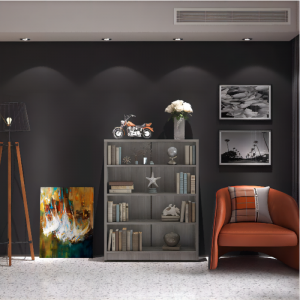 Bücherregal, Zuhause, Büro, Schulausstellungskoffer