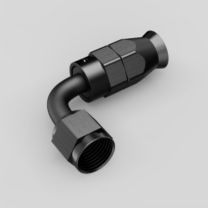 Aluminium PTFE -Schlauch End