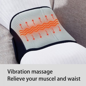 Erhitzte Taillenhalle Wickel mit Massage, Heizvibration Taillenmassage