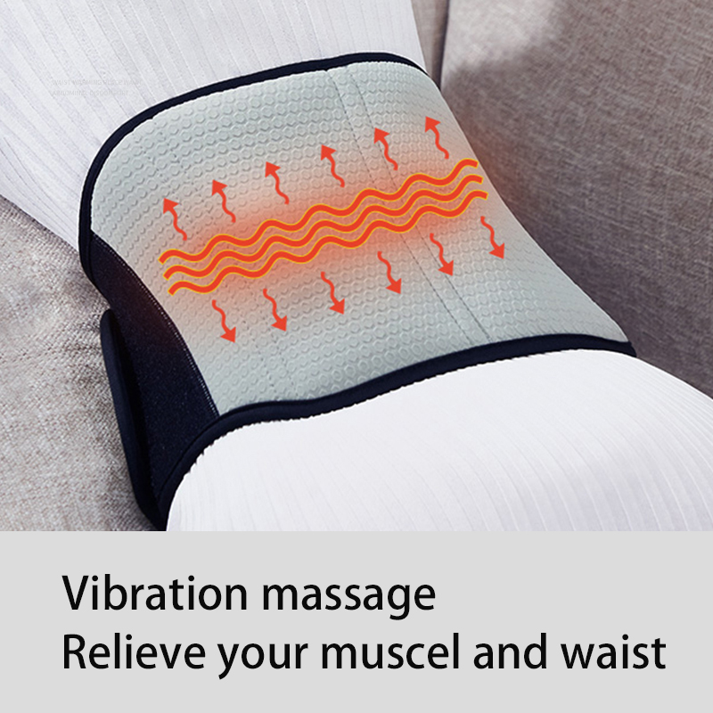 Erhitzte Taillenhalle Wickel mit Massage, Heizvibration Taillenmassage