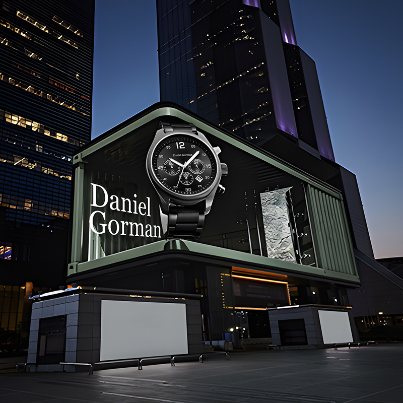 IWC New Top Gun Naked Eye 3D Creative Outdoor -Werbung eingeführt