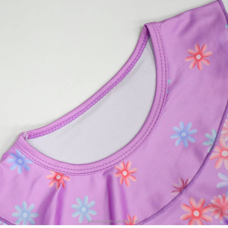 TV Movie Cosplay Girls Kurzarm Blume Rüschen Prinzessin Party Kleidung Kleid Kostüme